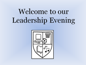 Leadership Evening