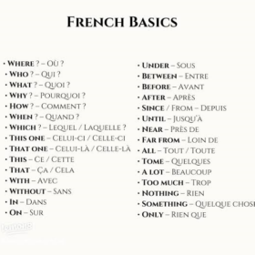 French basics